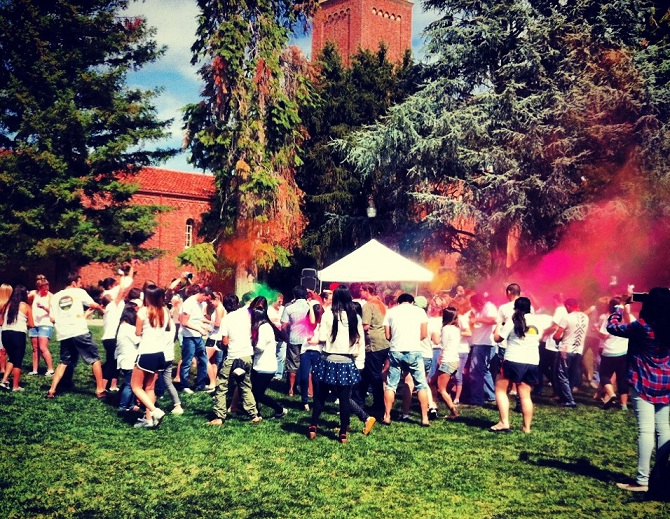 Chico State Holi Festival 2013