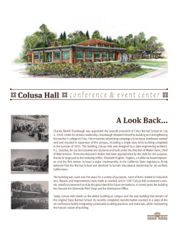 Download Colusa Hall Brochure