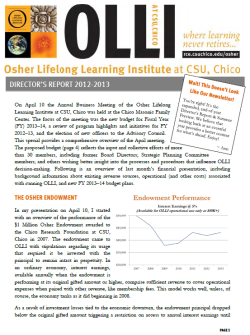 OLLI Newsletter Thumbnail