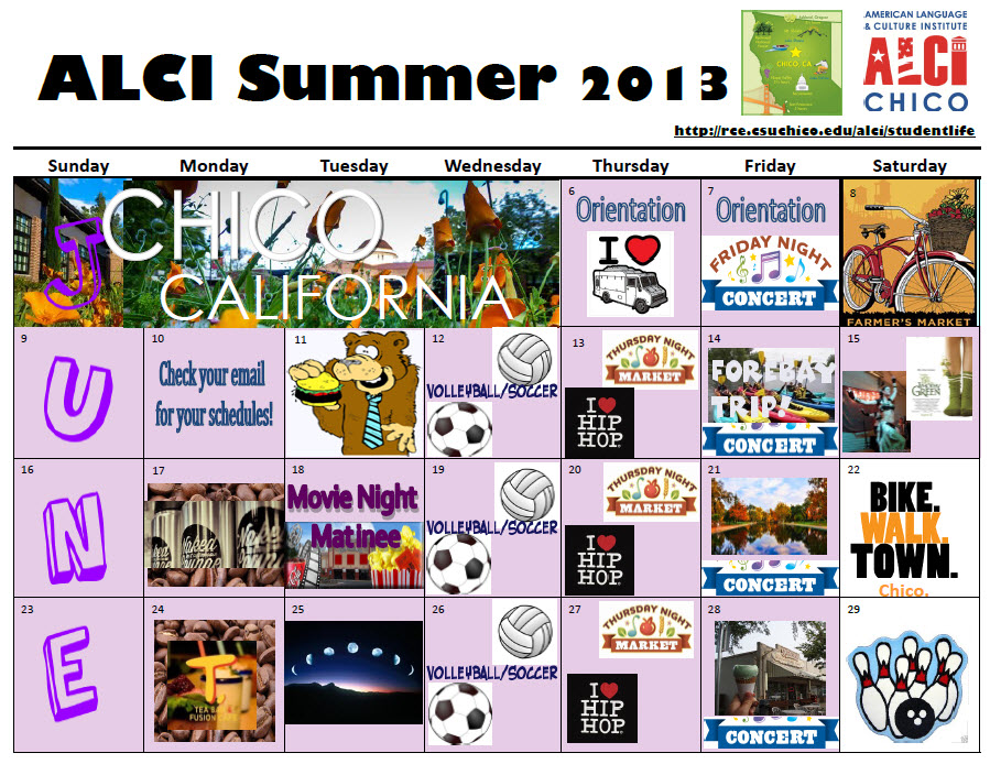 ALCI Events June 2013 Calendar ALCI Events June 2013 Calendar
