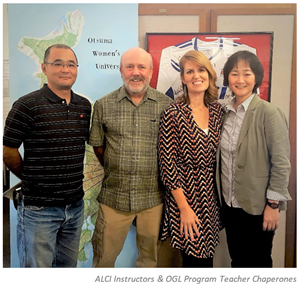 Instructors from the Okinawa GLobal Leadership Program and the American Language and Culture Institute