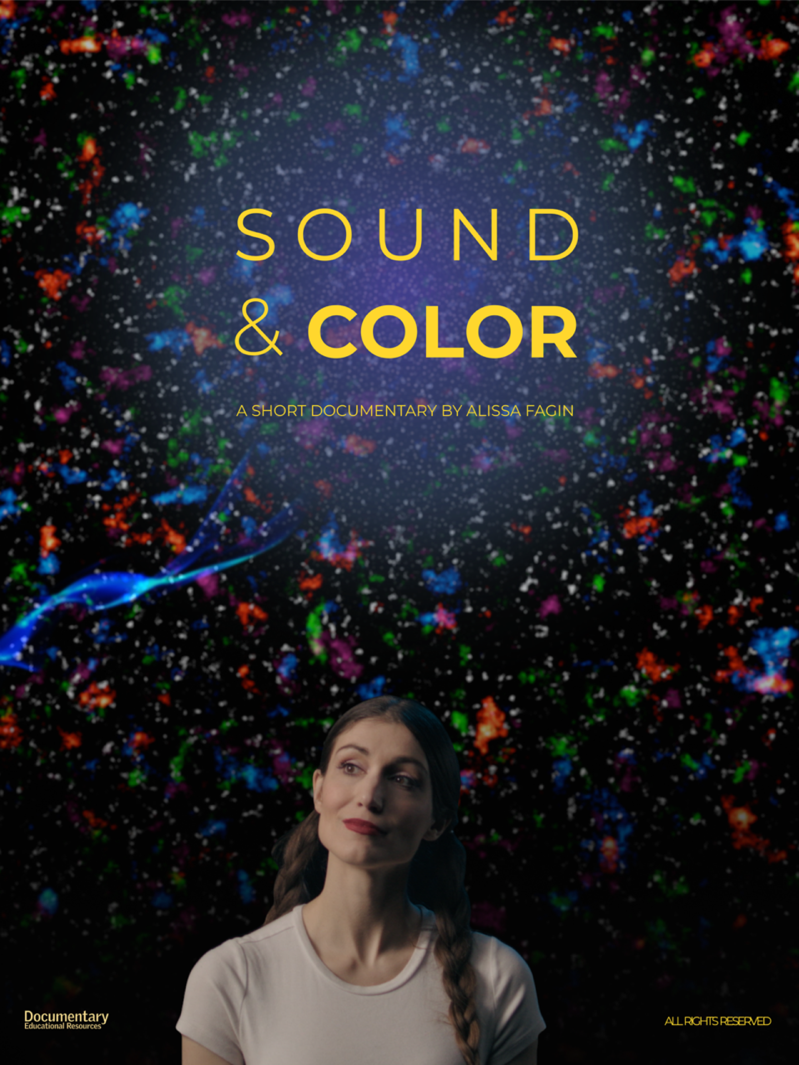 Film poster for Sound & Color, a short documentary by Alissa Fagin