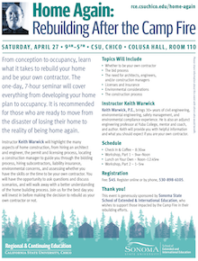 Home Again Workshop Flyer