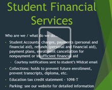 Student Financial Services 