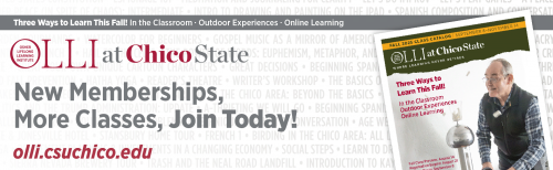 Join OLLI Today! Flexible memberships, more classes, learning for the love of it.