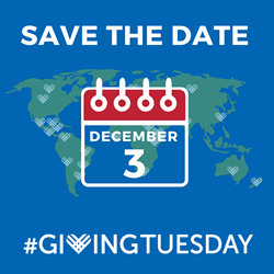 Save the Date! Giving Tuesday is Dec. 3, 2020