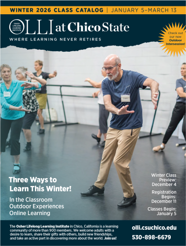 Cover Image of OLLI Winter 2026 Catalog