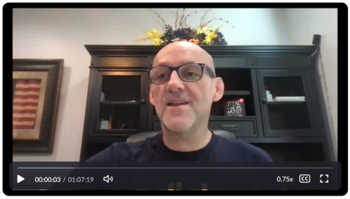 Dr. Michael Gulbransen leads an online information session for prospective PASC Program learners. 