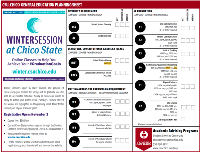 Winter Session Pathways Courses